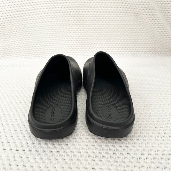 Oofos OOcloog Black Matte Closed Toe Slip On Recovery Clog M6-W8 Unisex Read - Picture 5 of 8